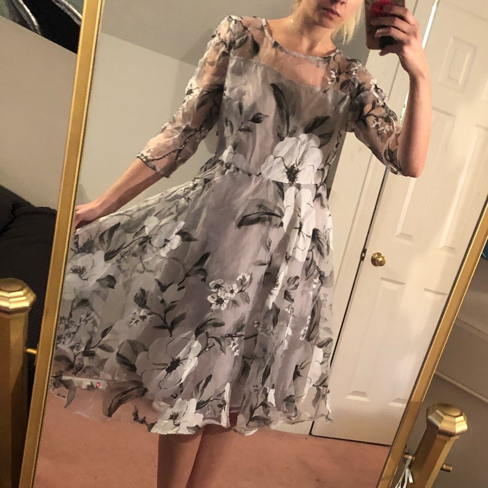 Ethereal floral dress